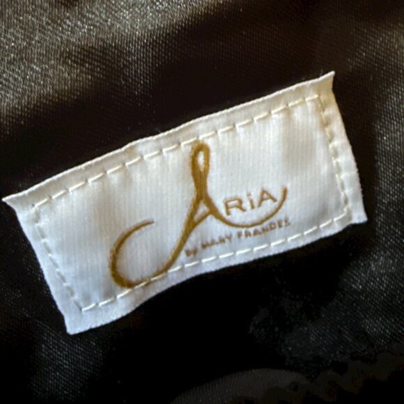 Aria by Mary Frances Zebra Print Bejeweled Shoulder Bag With Pink Frame - Picture 5 of 6